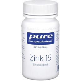 PURE ENCAPSULATIONS Zink 15 Zinkpicolinat Kapseln 60 St. (11 g)