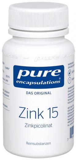 PURE ENCAPSULATIONS Zink 15 Zinkpicolinat Kapseln 60 St Kapseln