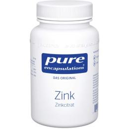 PURE ENCAPSULATIONS Zink Zinkcitrat Kapseln 180 St. (44 g)
