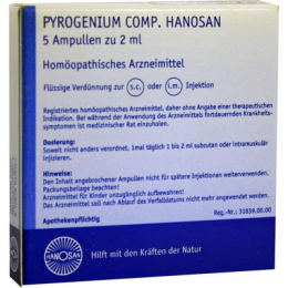 PYROGENIUM COMP.Hanosan Ampullen 5X2 ml