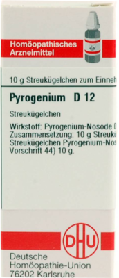 PYROGENIUM D 12 Globuli 10 g