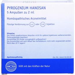 PYROGENIUM HANOSAN Injektionslösung 10 ml
