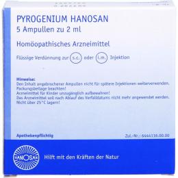 PYROGENIUM HANOSAN Injektionslösung 10 ml