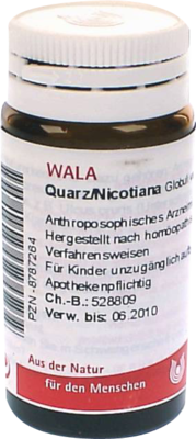 QUARZ/NICOTIANA Globuli 20 g