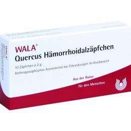 QUERCUS-HAEMORRHOIDALZAEPF 10 X 2 g Suppositorien