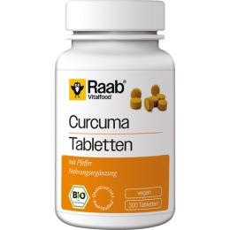 RAAB Vitalfood Curcuma Bio Tabletten 300 St. (90 g)