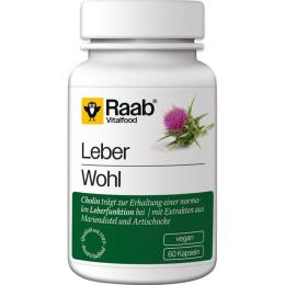 RAAB Vitalfood Leberwohl Kapseln 60 St.
