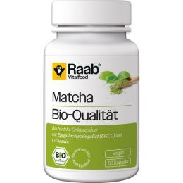 RAAB Vitalfood Matcha Bio Kapseln 60 St.