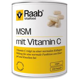 RAAB Vitalfood MSM mit Vitamin C Kapseln 200 St.