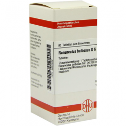 RANUNCULUS BULBOSUS D 6 Tabletten 80 St