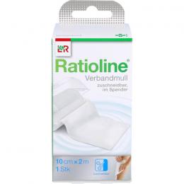 RATIOLINE acute 10 cmx2 m Verbandmull gerollt 1 St.