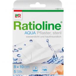 RATIOLINE aqua Duschpflaster Plus 8x10 cm steril 5 St.