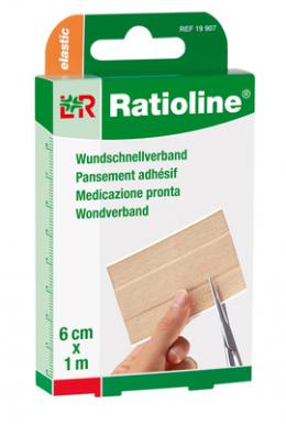RATIOLINE elastic Wundschnellverband 6 cmx1 m 1 St