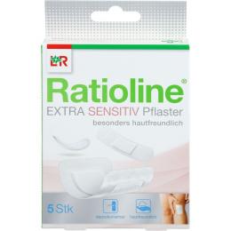 RATIOLINE EXTRA SENSITIV Pflaster 2 Größen 5 St.