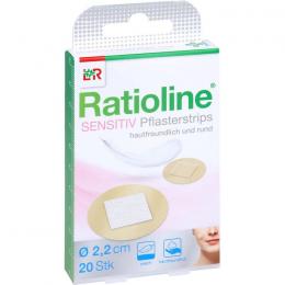 RATIOLINE sensitive Pflasterstrips rund 20 St.