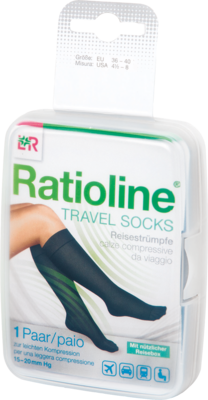 RATIOLINE Travel Socks Gr.36-40 2 St