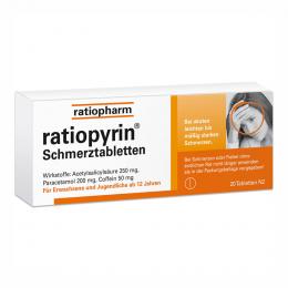 Ein aktuelles Angebot für ratioPyrin Schmerztabletten 20 St Tabletten Kopfschmerzen & Migräne - jetzt kaufen, Marke ratiopharm GmbH.