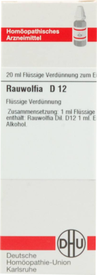 RAUWOLFIA D 12 Dilution 20 ml