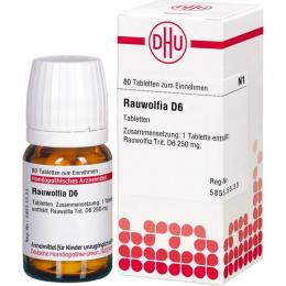 RAUWOLFIA D 6 Tabletten 80 St.