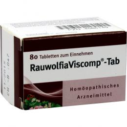 RAUWOLFIAVISCOMP TAB 80 St Tabletten