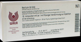 RECTUM GL D 30 Ampullen 10X1 ml