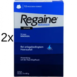 REGAINE Männer Schaum 50 mg/g 2 x 180 ml