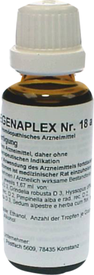 REGENAPLEX Nr.18 a Tropfen 30 ml