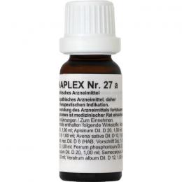 REGENAPLEX Nr.27 a Tropfen zum Einnehmen 15 ml