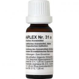 REGENAPLEX Nr.31 a Tropfen zum Einnehmen 15 ml