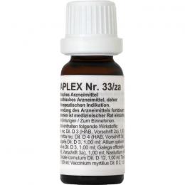 REGENAPLEX Nr.33/za Tropfen zum Einnehmen 15 ml