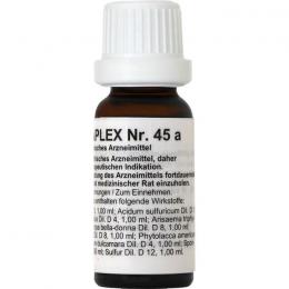 REGENAPLEX Nr.45 a Tropfen zum Einnehmen 15 ml