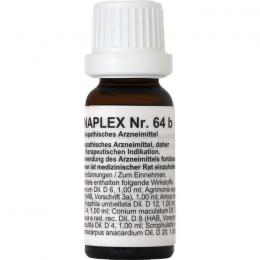 REGENAPLEX Nr.64 b Tropfen zum Einnehmen 15 ml