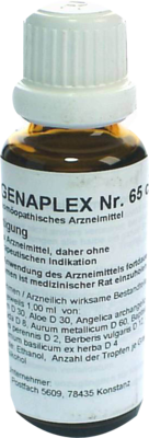 REGENAPLEX Nr.65 c Tropfen 30 ml