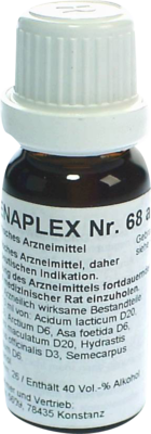 REGENAPLEX Nr.68 a Tropfen 15 ml