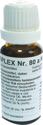 REGENAPLEX Nr.80 aN Tropfen 15 ml