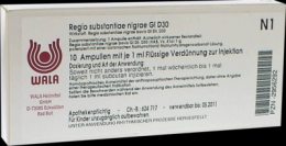 REGIO substantiae nigrae GL D 30 Ampullen 10X1 ml