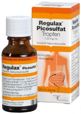 Ein aktuelles Angebot für REGULAX Picosulfat Tropfen 20 ml Tropfen zum Einnehmen Verstopfung - jetzt kaufen, Marke Hermes Arzneimittel GmbH.
