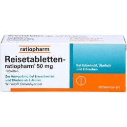 REISETABLETTEN-ratiopharm 20 St.