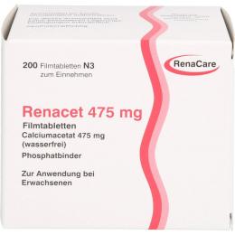 RENACET 475 mg Filmtabletten 200 St.