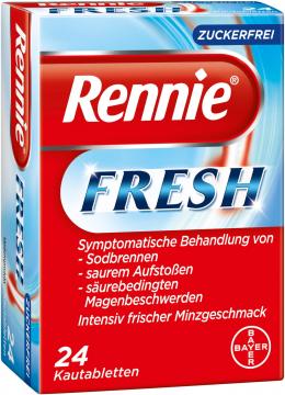 Rennie Fresh Kautabletten 24 St Kautabletten