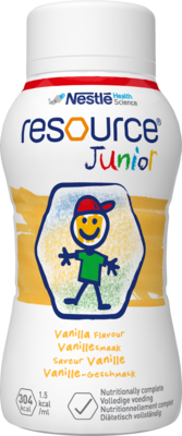 RESOURCE Junior Vanille-Geschmack flssig 4X200 ml