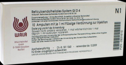 RETICULOENDOTHELIALES System GL D 4 Ampullen 10X1 ml