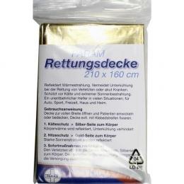 RETTUNGSDECKE gold/silber 1 St.