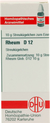 RHEUM D 12 Globuli 10 g