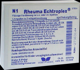 RHEUMA ECHTROPLEX Injektionslsung 5X2 ml