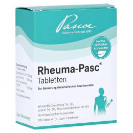 Ein aktuelles Angebot für RHEUMA PASC Tabletten 100 St Tabletten Naturheilkunde & Homöopathie - jetzt kaufen, Marke PASCOE Pharmazeutische Präparate GmbH.
