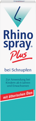 RHINOSPRAY plus b.Schnupfen m.Feindosierer 10 ml