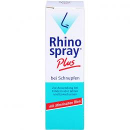 RHINOSPRAY plus b.Schnupfen m.Feindosierer 10 ml