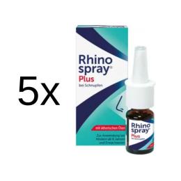RHINOSPRAY plus b.Schnupfen m.Feindosierer 5 x 10ml
