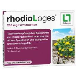 Ein aktuelles Angebot für rhodioLoges® 200 mg 20 St Filmtabletten Beruhigungsmittel - jetzt kaufen, Marke Dr. Loges + Co. GmbH.